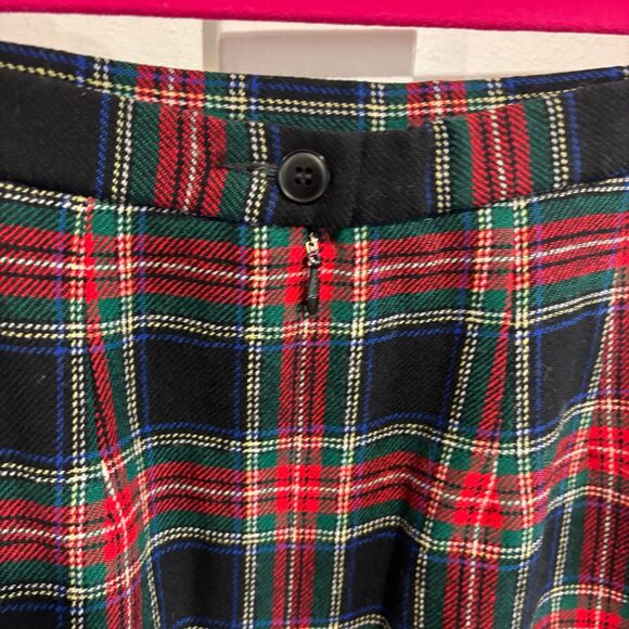 Vintage Pendleton Wool Authentic Black Stewart Tartan Skirt - Picture 6 of 11